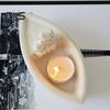 Portacandela Gatto a Forma di Barca Tazza per Aromaterapia Gattini Zampe Calde Portacandela Tealight per Decorazione Casa Camera da Letto Soggiorno