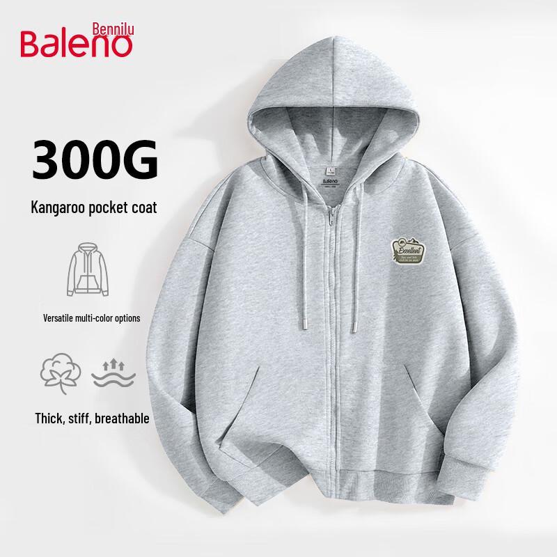

Baleno Men s Loose Fit Heavyweight Hooded Zip-Up Sweatshirt 5XL