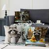 Funny Animals Bathroom Pillow Case Removable Washable Cushion Cover – All-Season Soft Linen