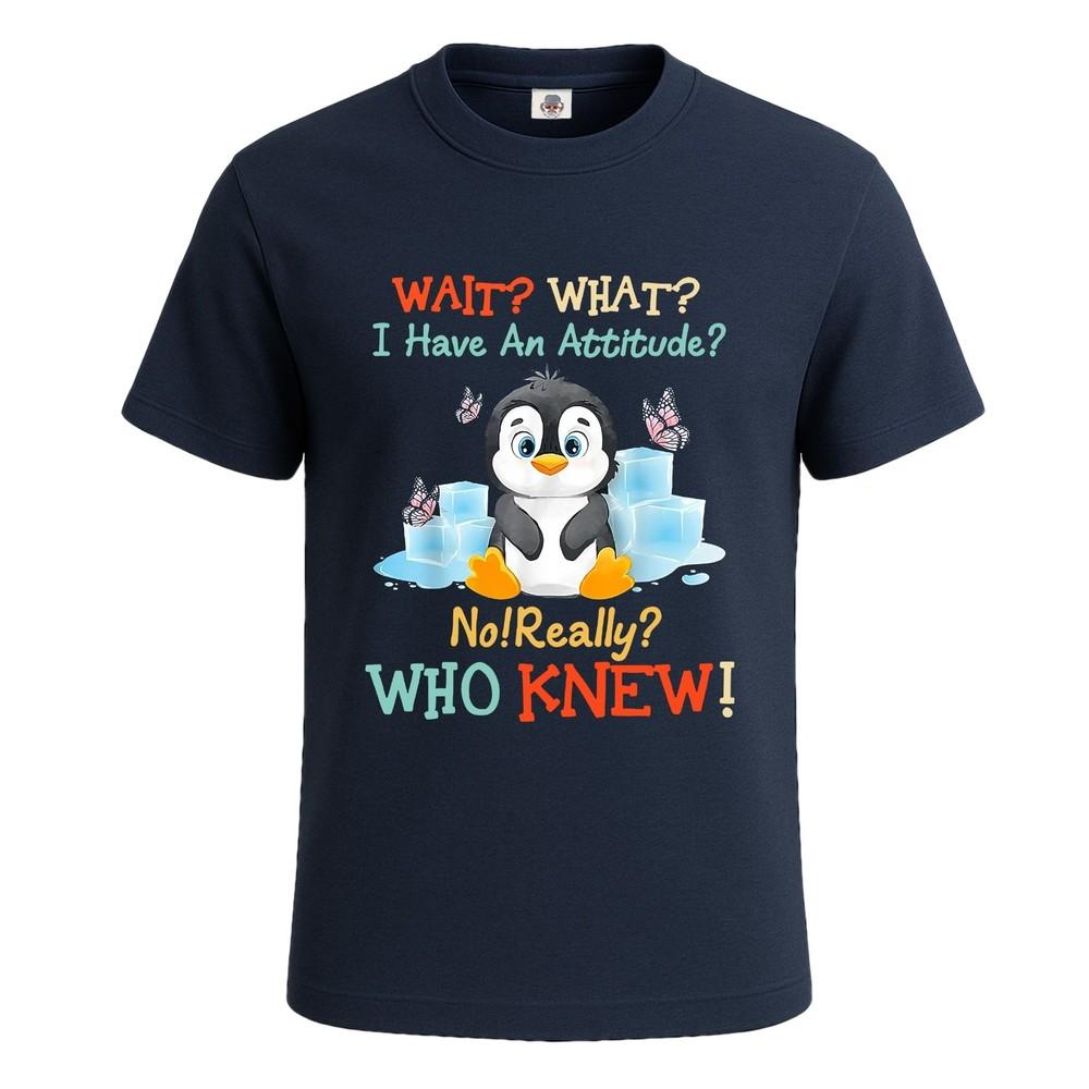 Wait what i have an attitude graphic novelty tshirt joke gift mens tee top 2XL