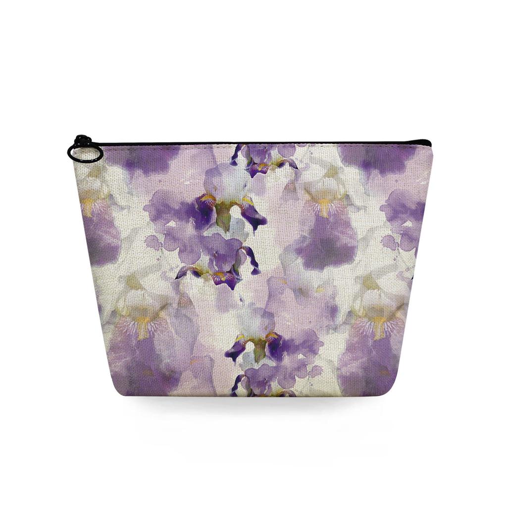 Women Flower Print Cosmetic Bag Toiletries Organize Travel Storage Case 6781