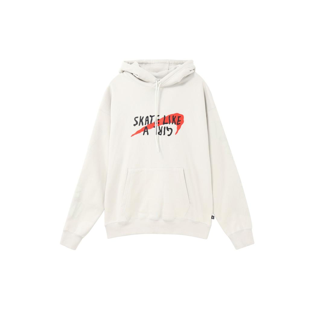 Nike Alphabet Print Casual Sport Pullover Hoodie Unisex Tops Light-Bone DQ7305-072