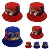 Spider Man Cartoon Printed Kids Fisherman Hat With Sun Protection For Outdoor Play