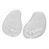 1 Pair Sandal Toe Protector Non Slip Abrasion Resistant Butterfly Pattern Gel Metatarsal Pad Forefoot Cushion Insert for Flip Flop