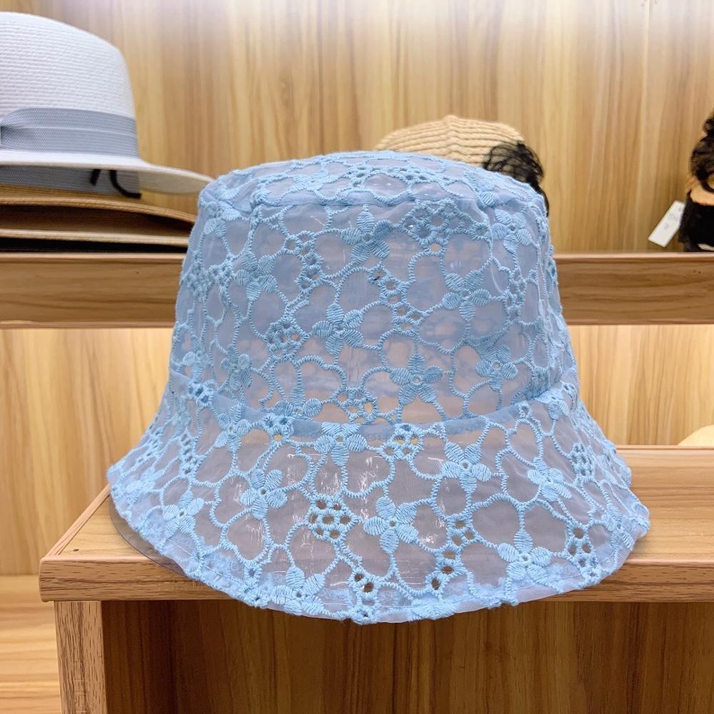 Ladies New Hat Soft Lace Flowers Wide Brim Sun Hat Floppy Summer Hat Lace Ladies Hat Fisherman Hat Casual Hat Sun Hat