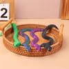 1PC Gifts For Children 3D Printed Snake Simulation Snake Figurine Flexible Joints Office Desk Toy Home Office Decor Ornament