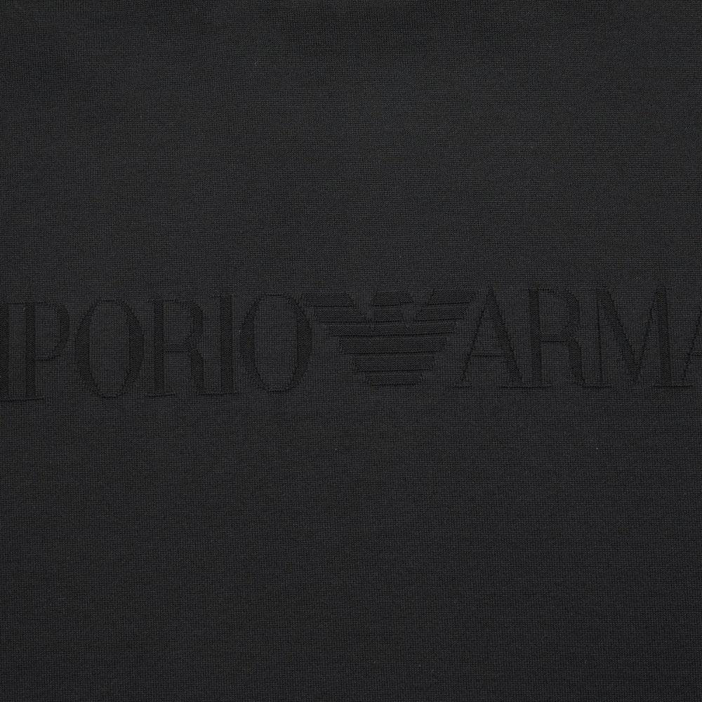 Emporio Armani Ss24 Logo Letter Print Crew Neck Long Sleeve T-Shirt Men tops Black 8N1TD71JGYZ0021