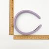 Embossed Diagonal Texture Headband Sweet Macaron Color Hair Hoop Wide Thick Spongy Hairband For Elegant Women Daily Styling