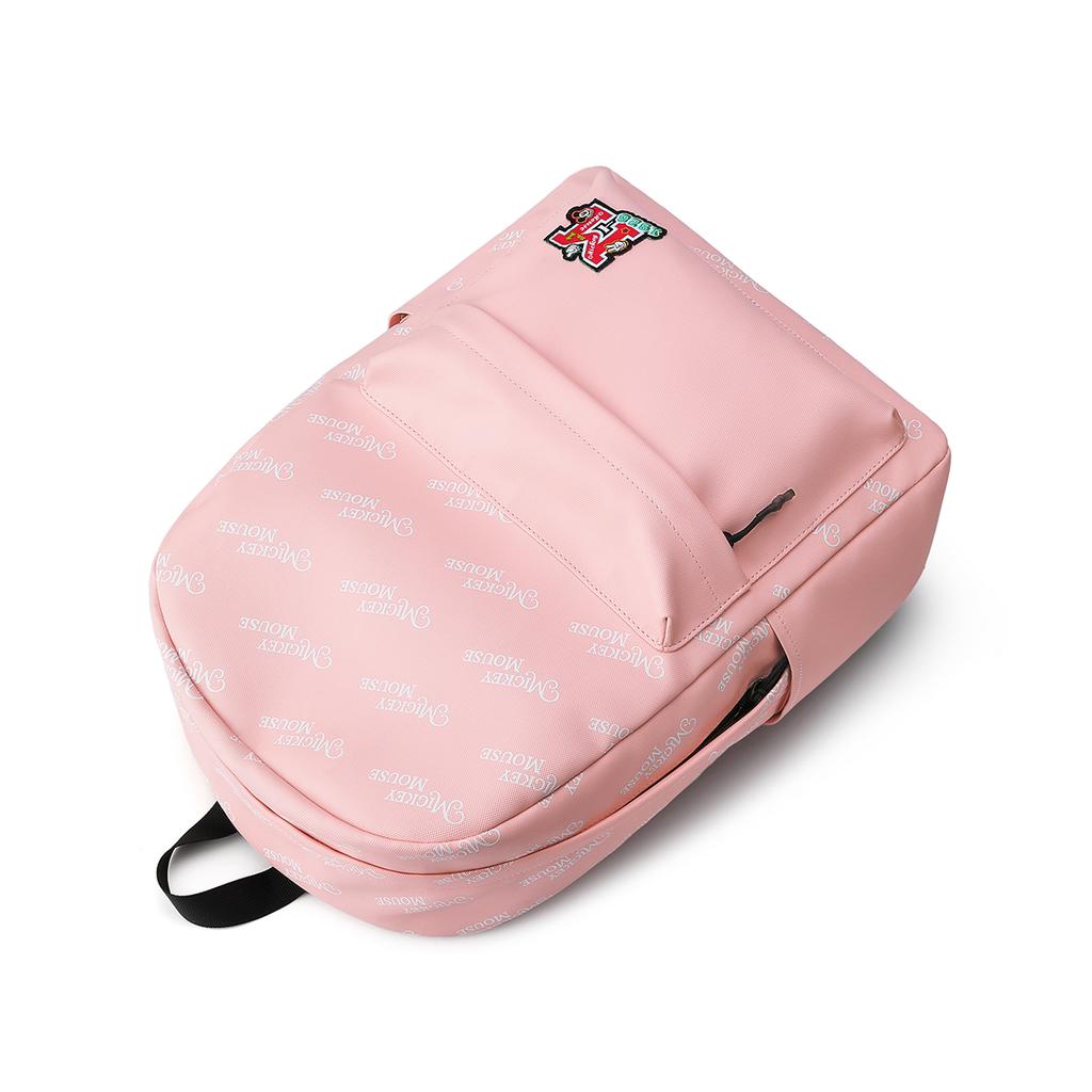 New Disney Mickey Series Fabric Backpack Laptop Bag Unisex White/Black/Pink DHB41490-A