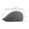 Autumn Winter Hat Men British Vintage Beret Woolen Forward Cap Classic Herringbon Beret Hat Gatsby Painters Hats Ivy Hat Boina