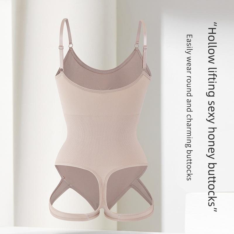 Shapewear Body med Mavekontrol, Taljeformning, Bryststøtte, Stropper, Løft af Balder, Maveopstramning, Ét-delt Top til Kvinder