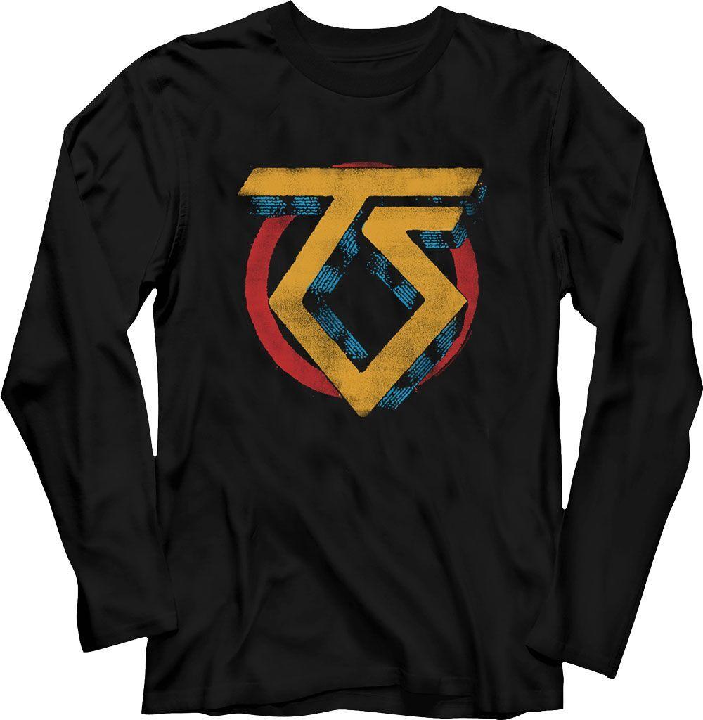 Twisted Sister Vintage Logo Black L/S Music Shirt XL
