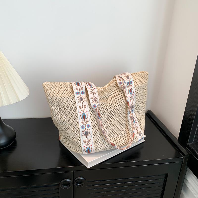 

Плетеная сумка Весна женская новая ручная сумка-тоут для поездок на работу Модная сумка через плечо Красивая индивидуальная сумка через плечо