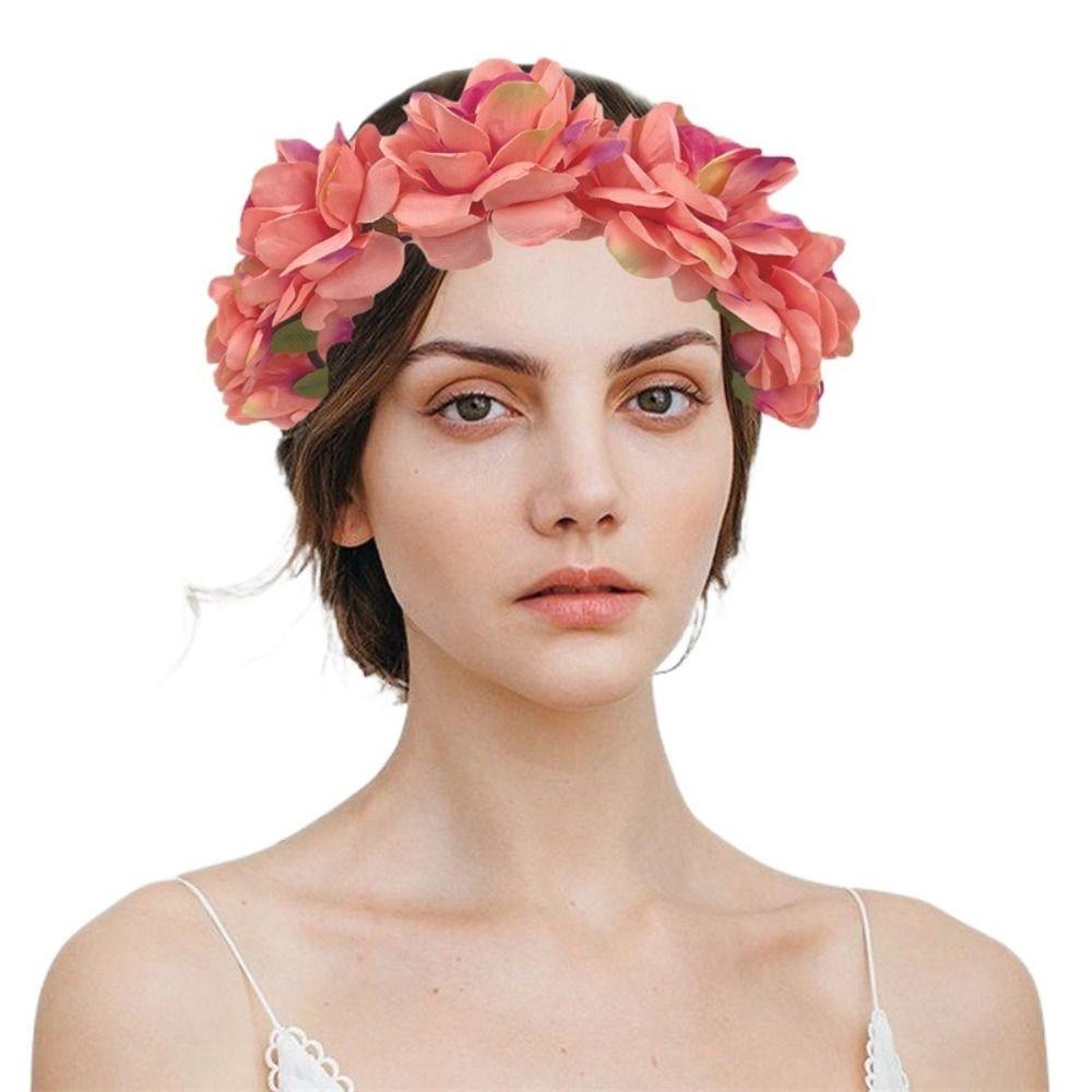 

Венок Украшение Венок Повязка на голову Имитация розы Светящийся венок Цветочные короны Подружка невесты