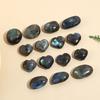 1pc Labradorite Heart Shape Palm Stone Worry Stone Therapy Smooth Gemstone for Reiki Healing Crystal Meditation Feng Shui Decor
