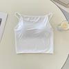 Beautiful Back Ice Silk Small Suspender Vest Women's Summer Sports Pure Desire Wind Tube Top with Chest Pad Base, Outer Wear Yoga Bra