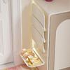1pc No-drill Wall-mounted Folding Storage Rack, Plastic Foldable Shoe Rack, Household Wall-mounted Shoe Organizer.