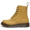 Dott. Martens Pelle Comodi Moda Stringati Stivaletti Corti Stivali da Donna Giallo 30920776