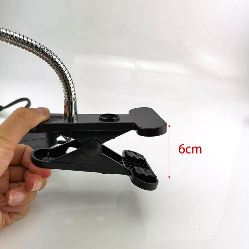 220V E27 Sockel Lampenclip Halter Flexibler Clip Einstellbarer Schalter für Schreibtisch Tier Reptilien Box Glühbirnen Sockel EU/US Stecker