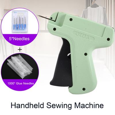 Stitchy Quick Clothing Fixer Strumento per cucire portatile 5 aghi 1000 aghi per colla Connettore per bottoni Strumento per etichettare indumenti da viaggio