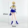 23cm Anime Sailor Moon Meiou Setsuna Figure GLITTER&GLAMOURS Kaiou Michiru Tenoh Haruka Tomoe aru Action Figurine Toy Gift