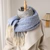 Elegant Cashmere Scarf for Women Breathable & Warm, Windproof, Non-Stretch, Perfect for Autumn & Winter, Large Thick Plaid Wrap for Going Out