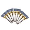 Brosse de polissage dentaire, 10 pièces, brosses de prophylaxie en carbure de silicium, tête de bol