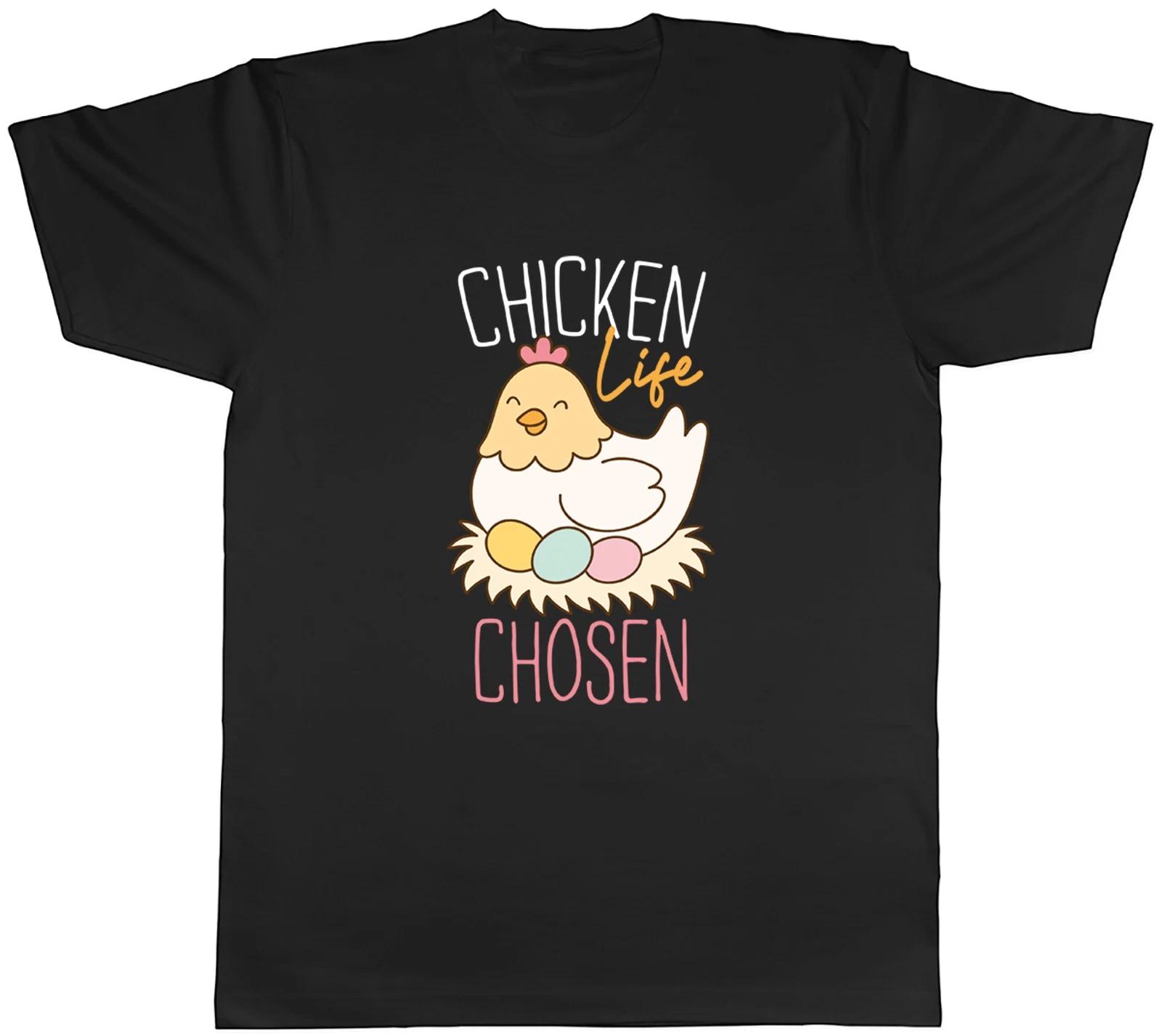 Chicken Life Chosen Funny Mens T-Shirt Tee Gift Top S