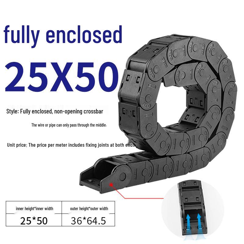 Silent Dustproof Nylon Cable Raceway Bridge for 3D Printing