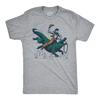 Mens Cowboy Gator Ride Funny T Shirts Sarcastic Graphic Tee for Men