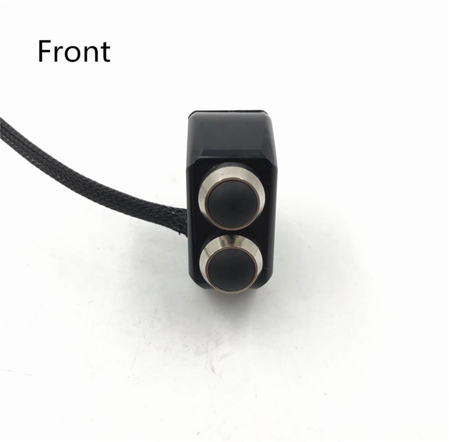 25MM CNC Alloy 3-Button Cafe Racer Grips Honda Yamaha