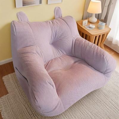 Simple Lamb Fleece Mini Children's Sofa Cartoon Living Room Bedroom Dormitory Reading Chair Baby Cute Lazy Home Sofa Chair