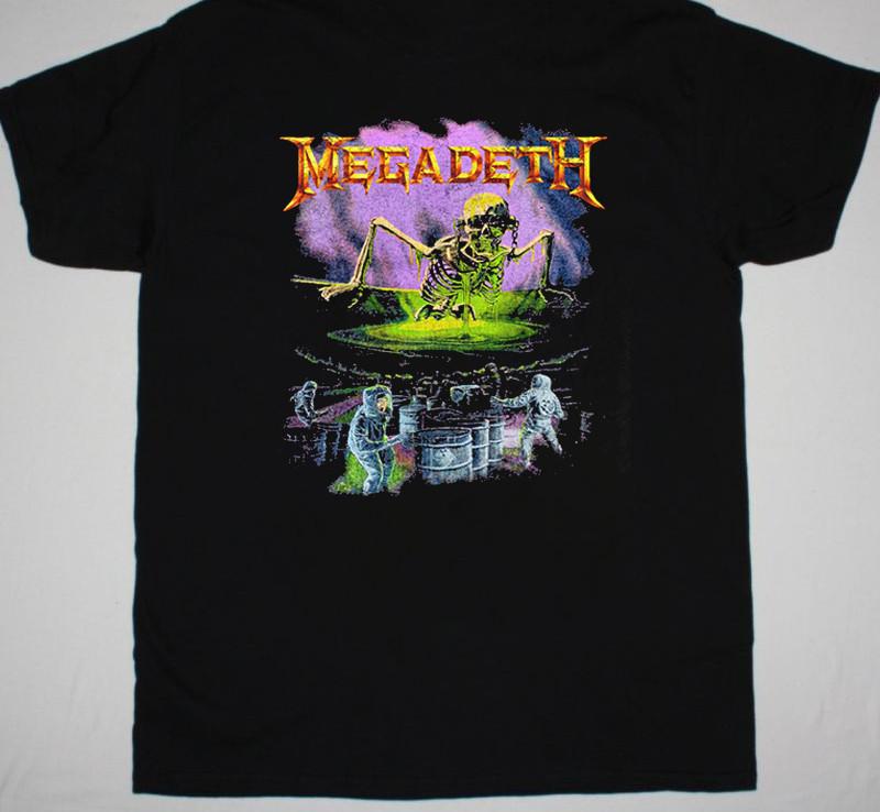 

Vintage Contaminated Megadeth Band Shirt Cotton Black S-5XL AA602 Unisex T-Shirt S