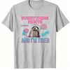 Funny Tired Raccoon Meme TShirt Everything Hurts And Im Tired Vintage Geometric Art Print Unisex Unisex Lazy Mood Daily Wear Tops