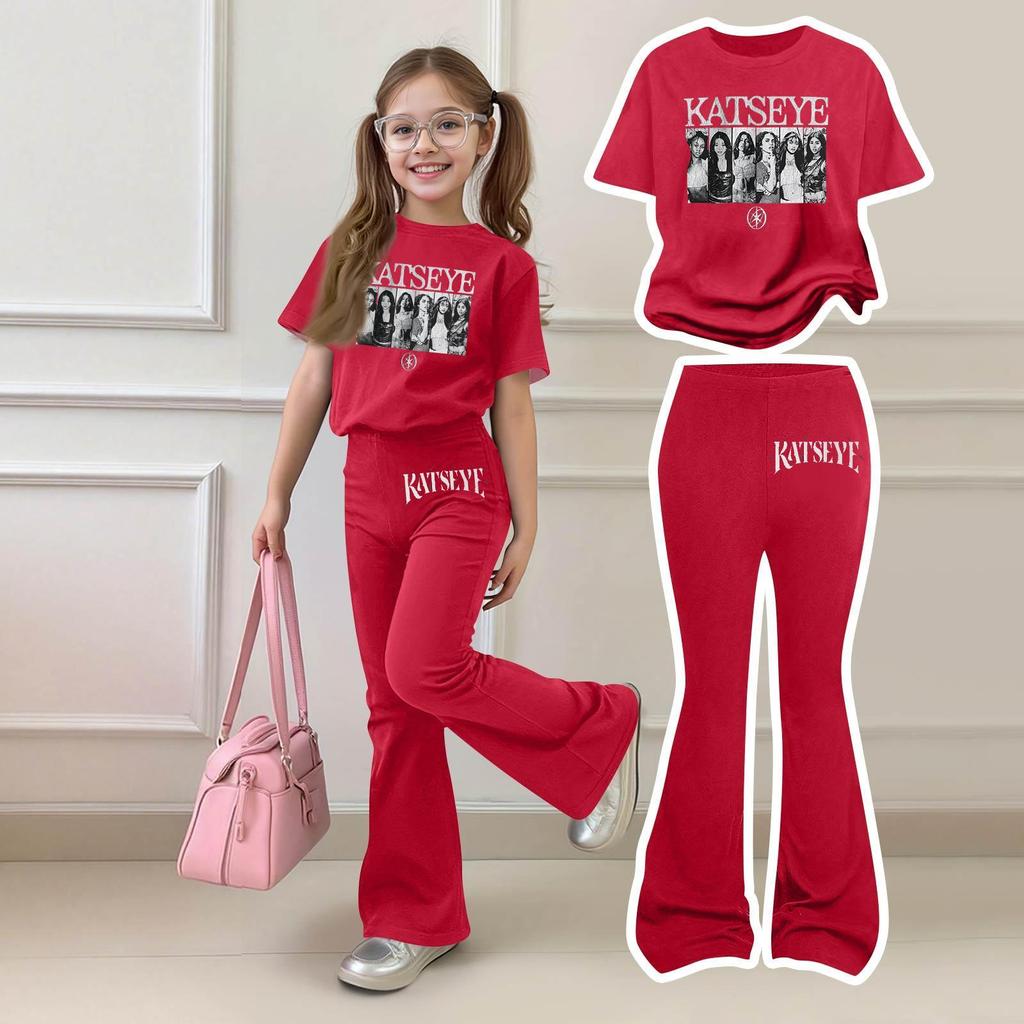 Infant Baby Girls Boys Loose T-shirt+Pants Print Outfits Set