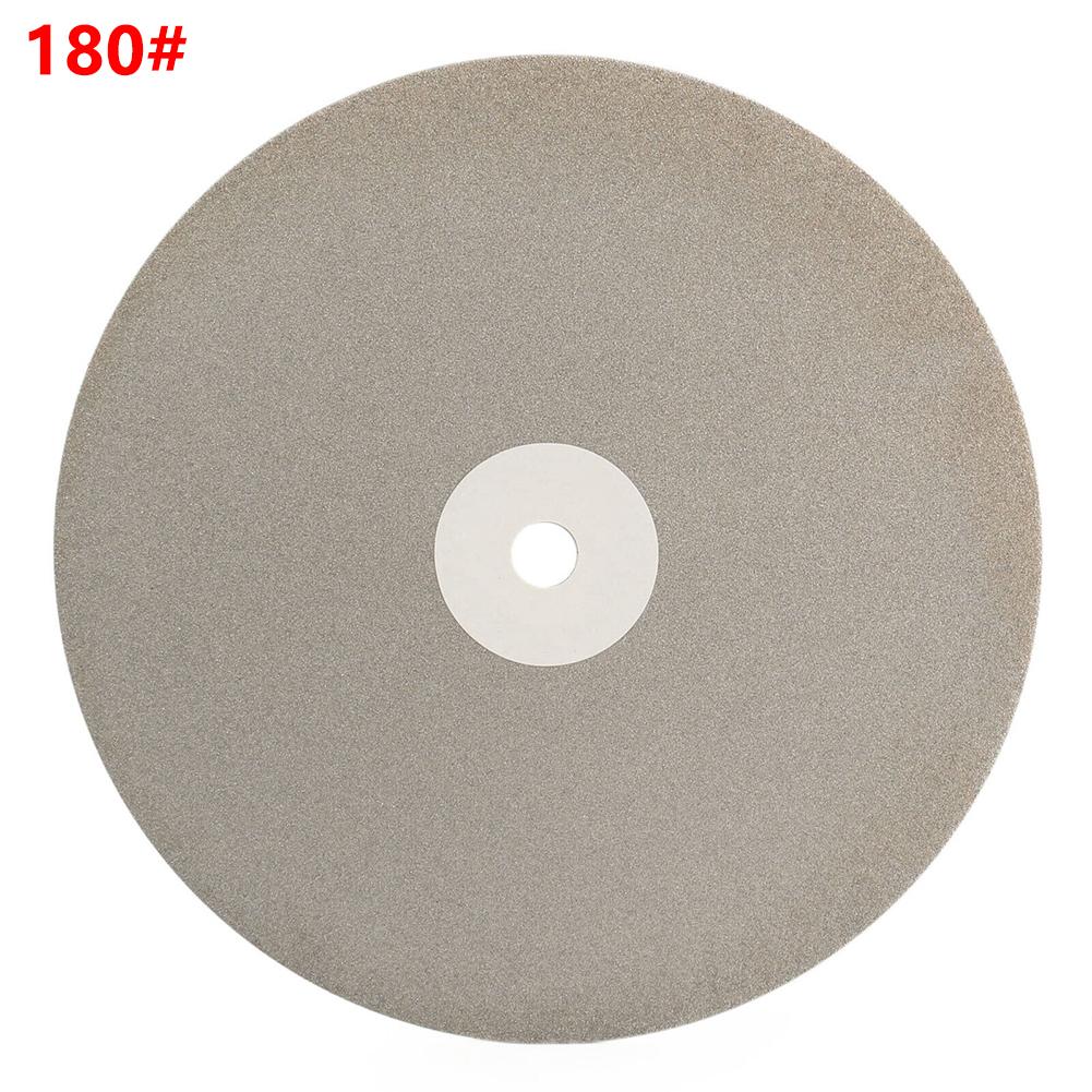 8 Inchs/200mm Emery Coated Lapping Disc Grit 60-3000 1/2" Hole Flat Lap Wheel Abrasive Grinding Disc For Gemstone/Jewelry/Rock