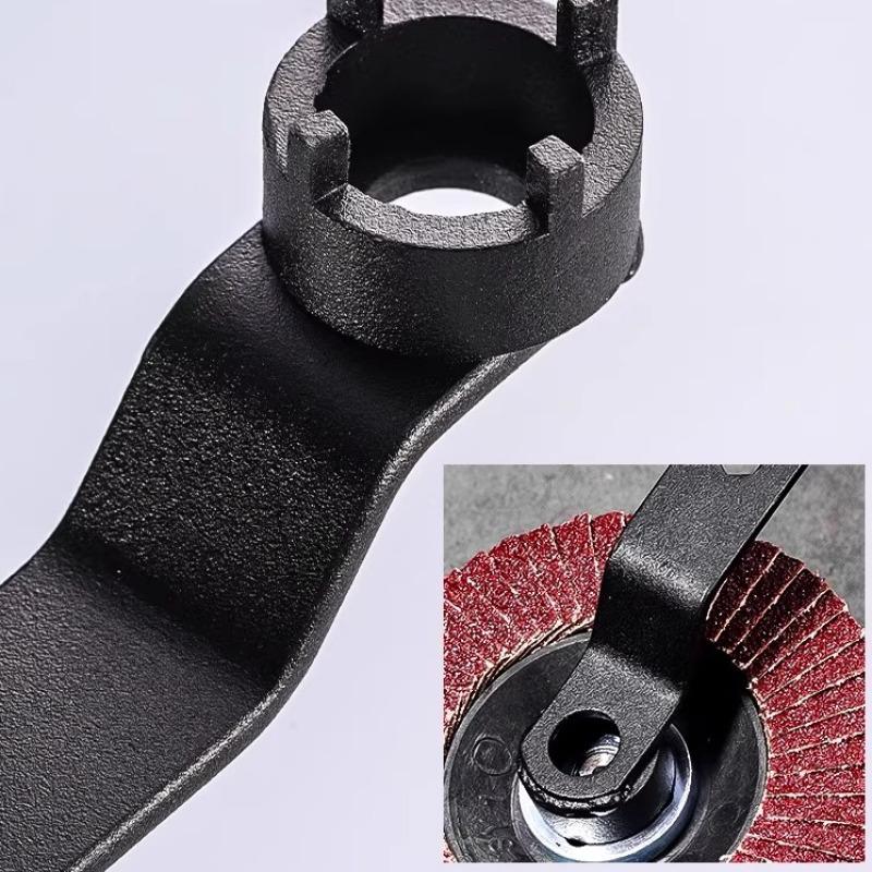 Adjustable Four-Jaw Thickened Angle Grinder Wrench for Disassembly