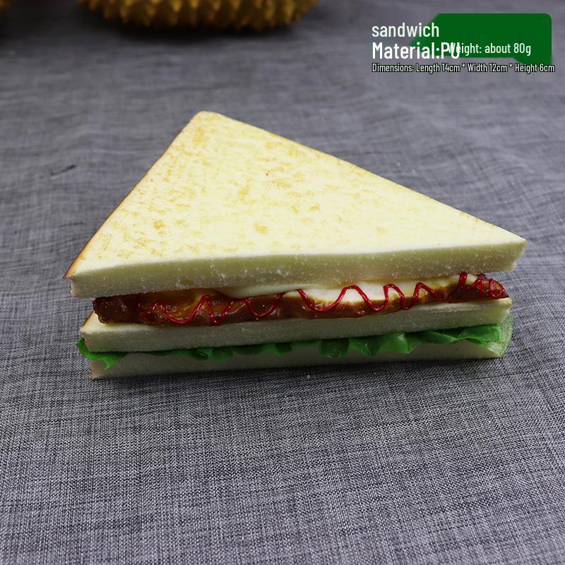Simuliertes Hamburger-Sandwich-Modellspielzeug für Auslage, Dekoration und Fotografie