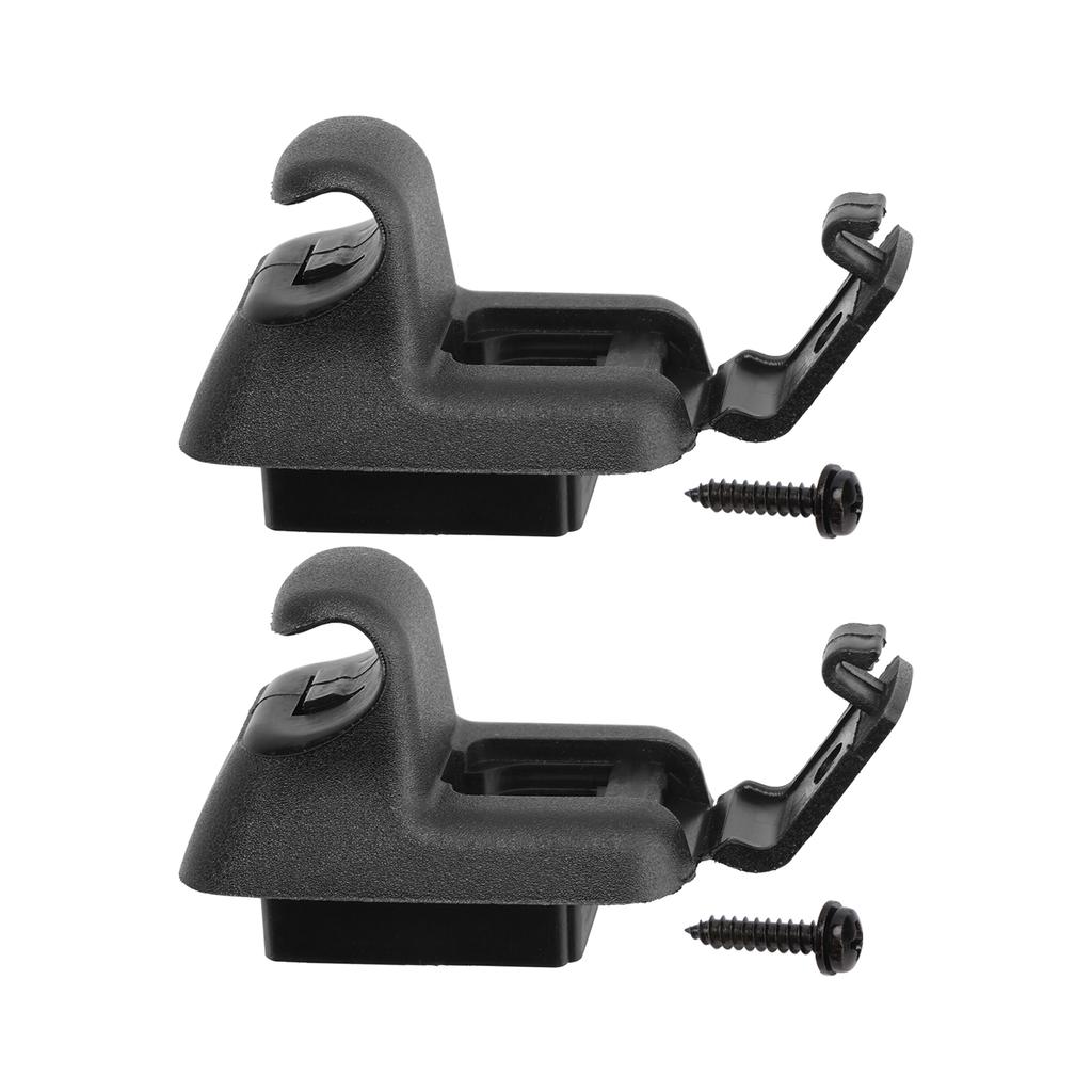 2x Black Sun Visor Clip 1RF14DX9AB Fit For Chrysler 300 Dodge Charger 2011-2020
