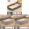 Bed Under Clothes Storage Bin With Lid Foldable Nonwoven Fabric For Bedroom Organization