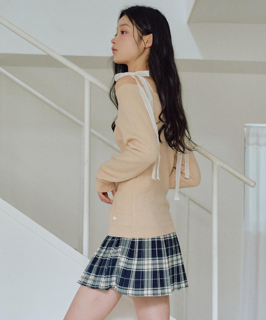 ZEROPLANET Rudy Off-Shoulder Knit [Caramel]