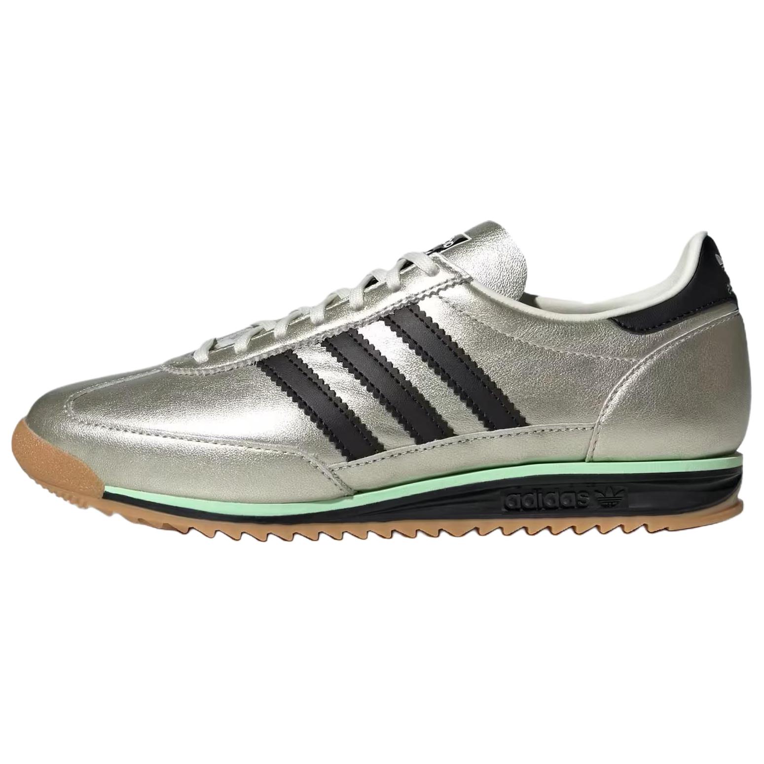 

Adidas SL72 OG Off White Metallic Women Sneakers Silver Core-Black Gum JS3978 36⅔