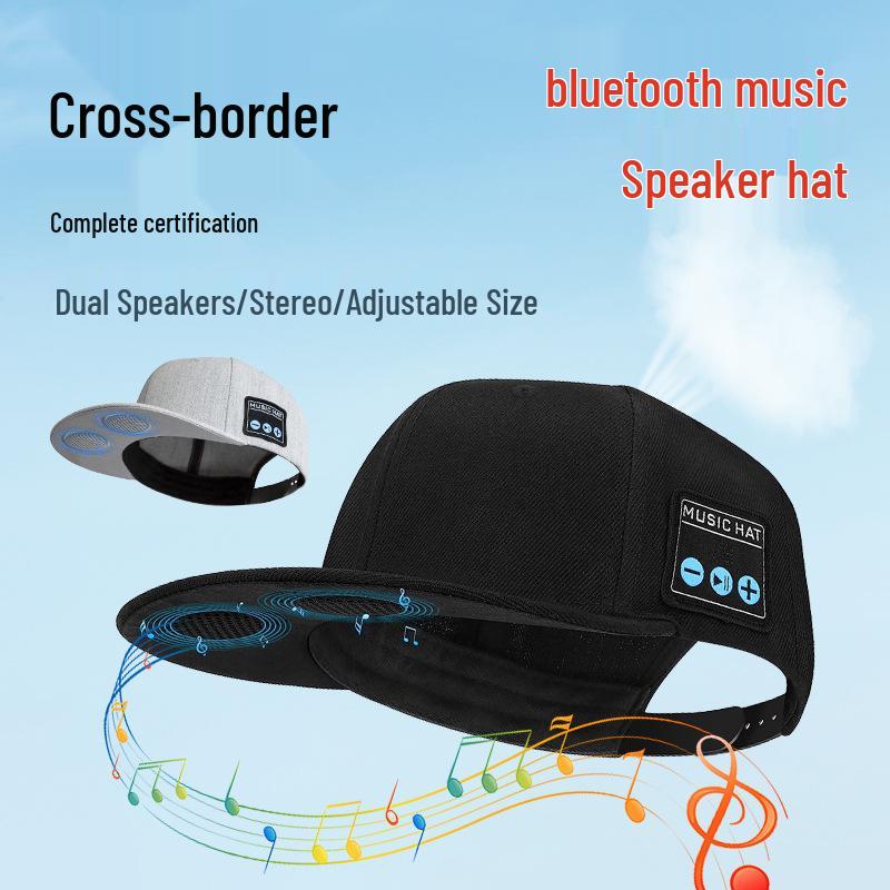 European & American Bluetooth Music Hat with Dual Stereo Speakers
