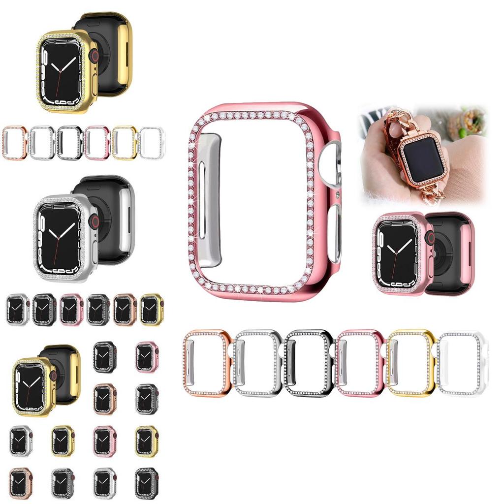 Rhinestone Apple Watch Series 7 Gen 41/45mm Protective Shell Case
