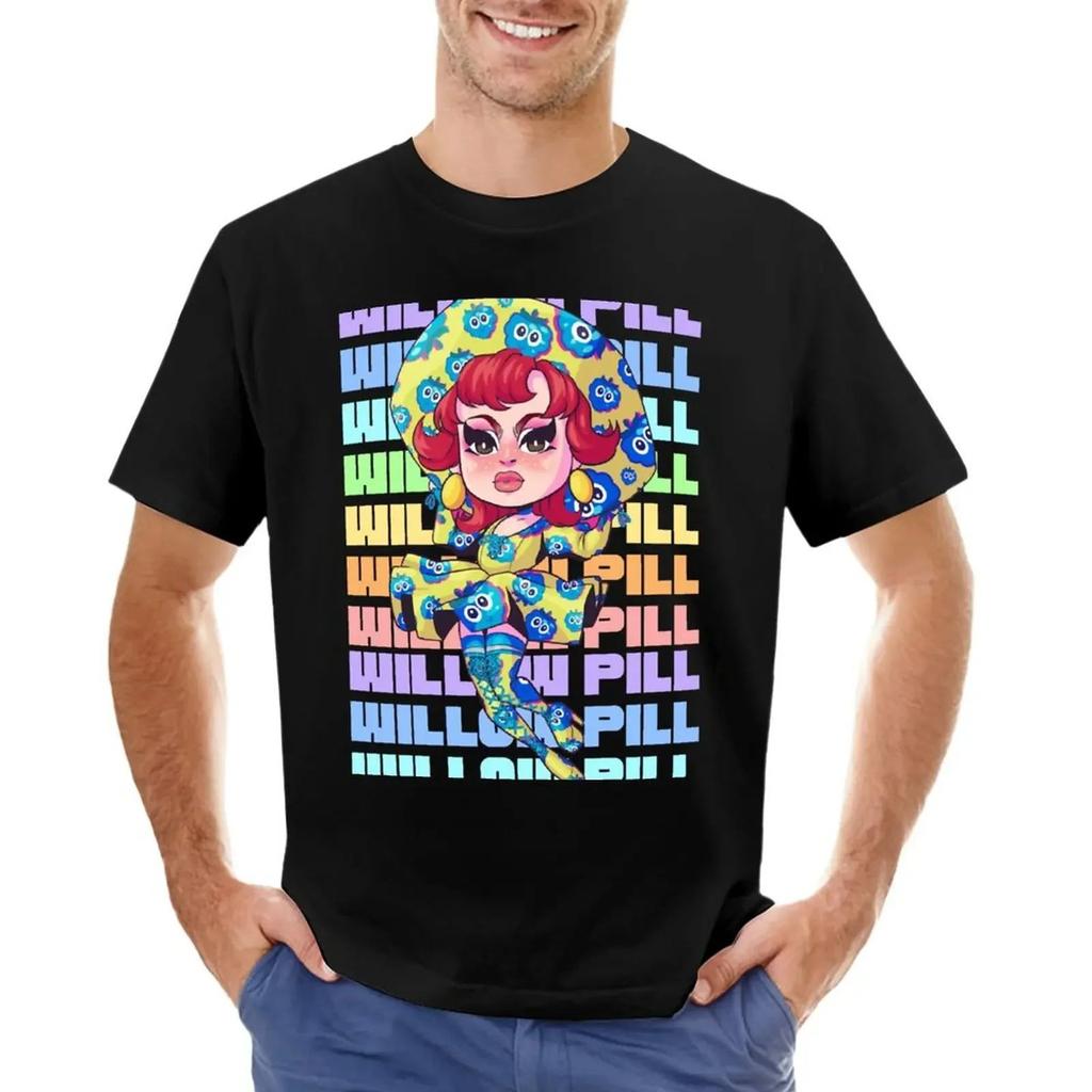 Willow Pill Chibi Cartoon T-Shirt