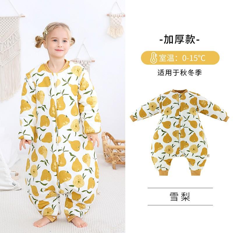 Kids Sleep Bag Baby Winter Thick Thin Cotton Sleeveless Sleeping Sack Toddler Infant