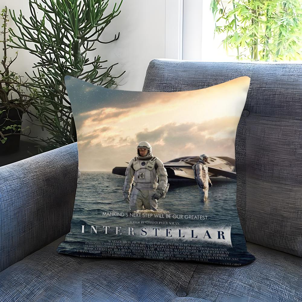 Movie I-InterstellarS Cushion Cover Comfortable Reversible Pillow Cover Ideal for Car Sofa Bedroom & Beyond