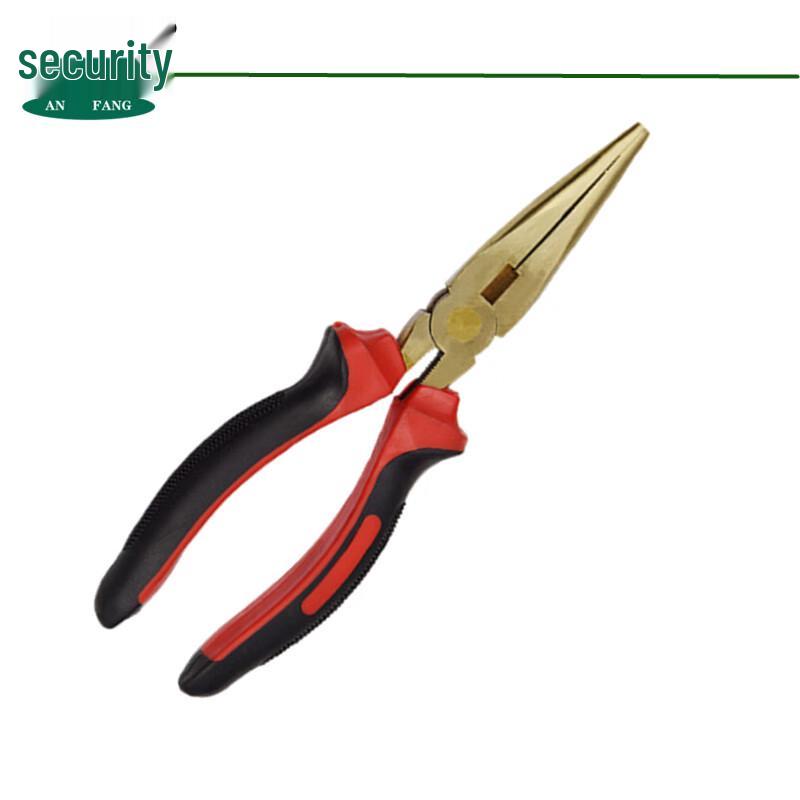 AN FANG 2061-106 Non-Sparking Aluminum Bronze Explosion-Proof Long Nose Pliers 6 inch (150mm)