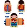 Non-Toxic Kids Busy Book Montessori Toys Fine Motor Skills Training Button Zipper Early Education Games Toddlers Quiet Books Sensory Toys