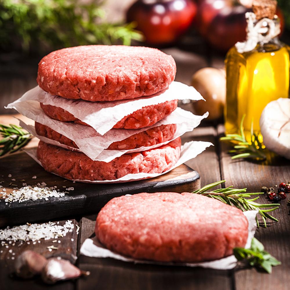 300 Stück Hamburger-Patty-Papier, rund, Wachspapier, quadratisch, Pergamentpapier zum Backen von Burgern, Kuchen, Backen, separat